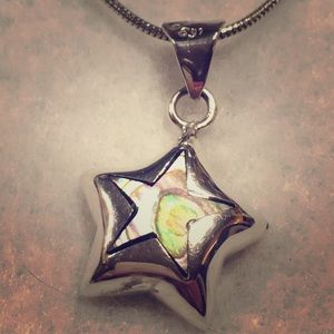 Sterling silver Star necklace